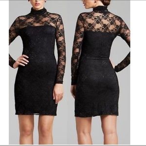 Karen Kane Lace Turtleneck Sheath Dress- ChicEwe
